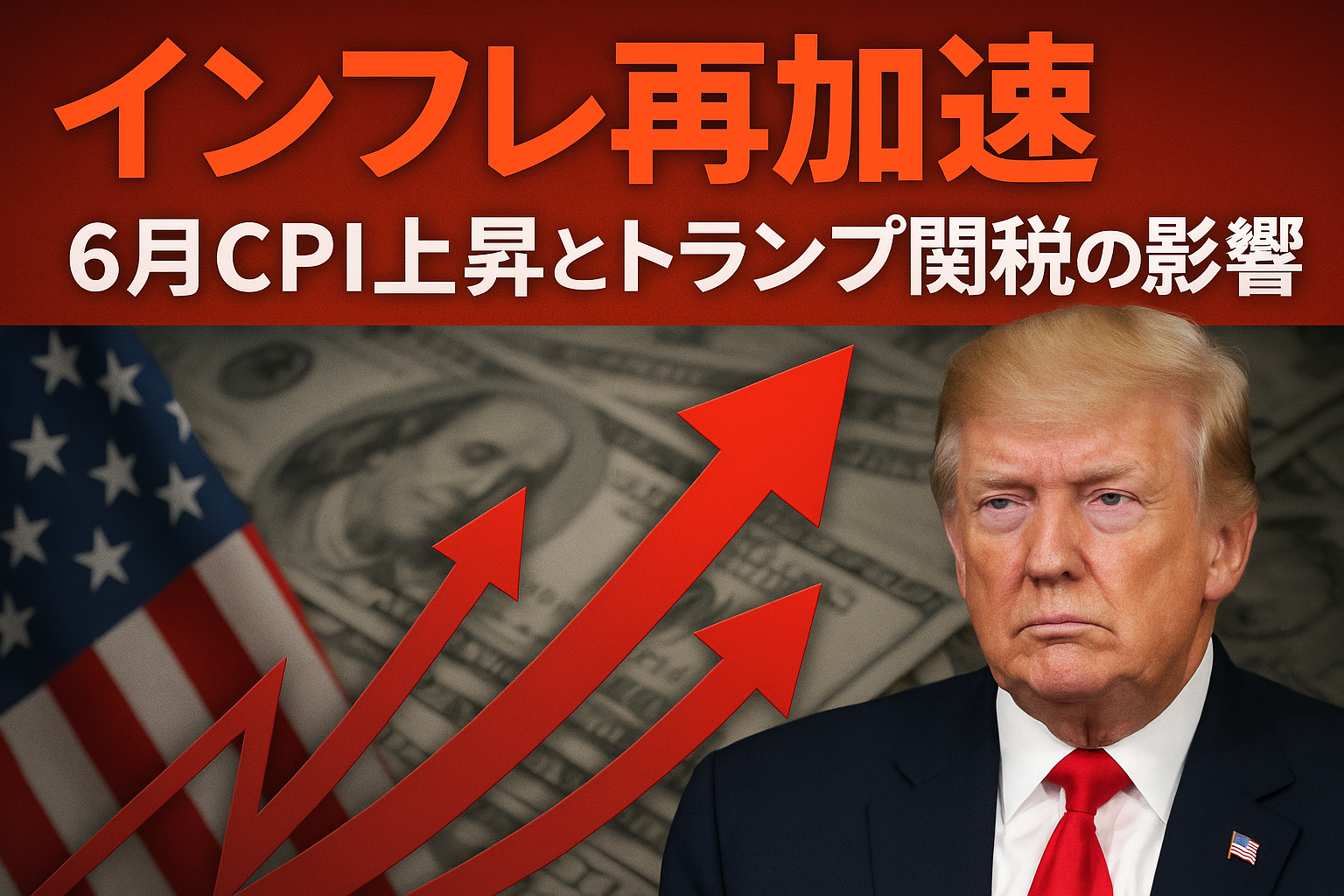 インフレ再加速 6月CPI上昇とトランプ関税の影響
