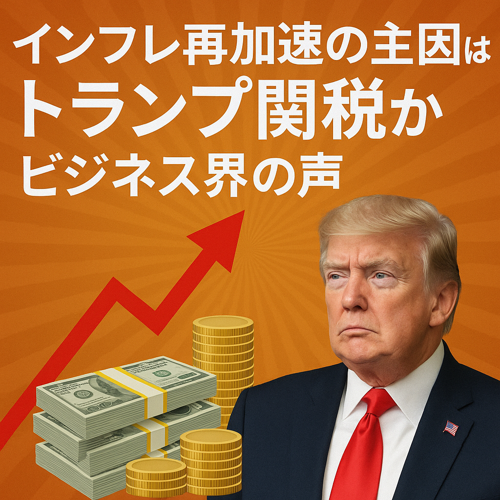 インフレ再加速の主因はトランプ関税か：ビジネス界の声