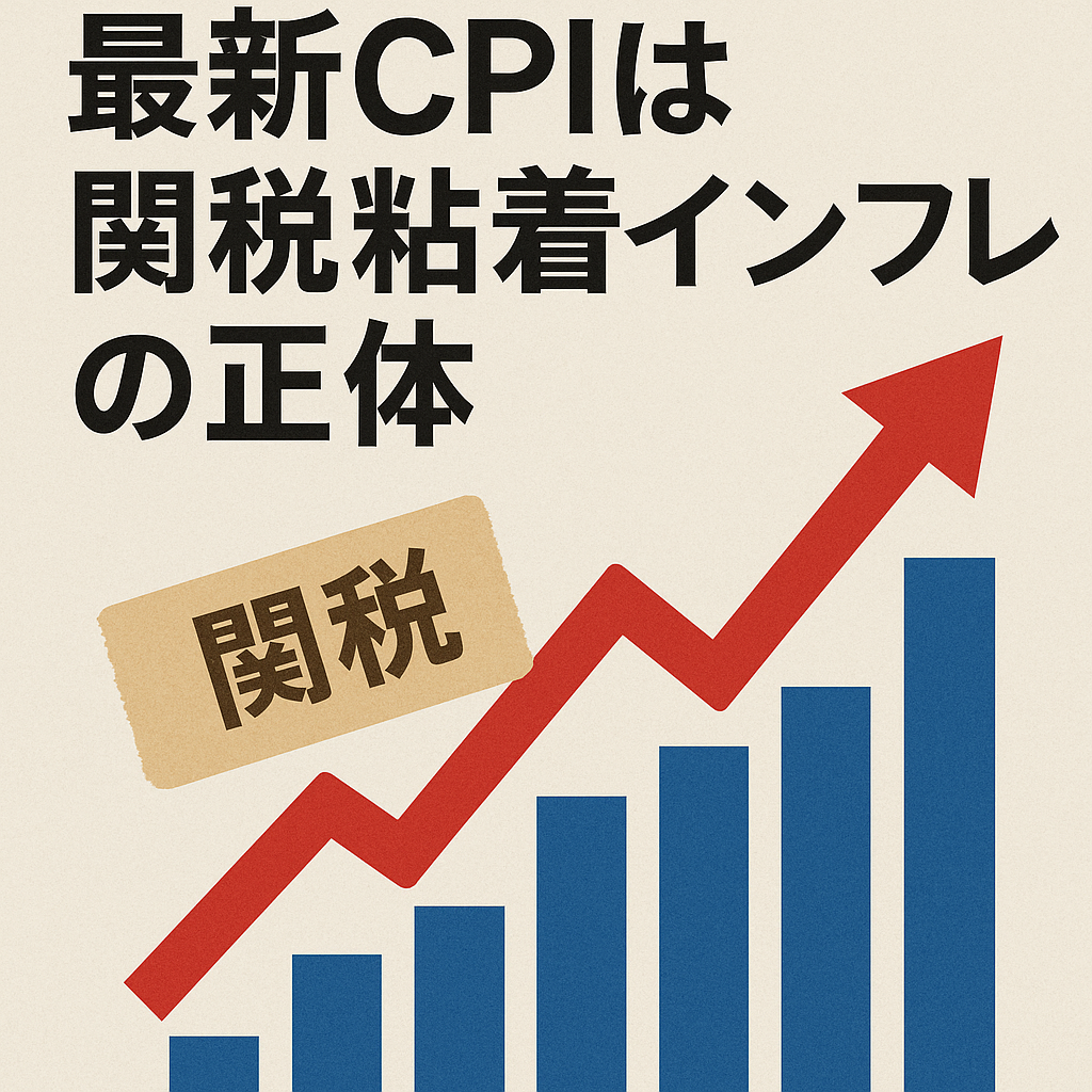 最新CPIは関税粘着インフレの正体