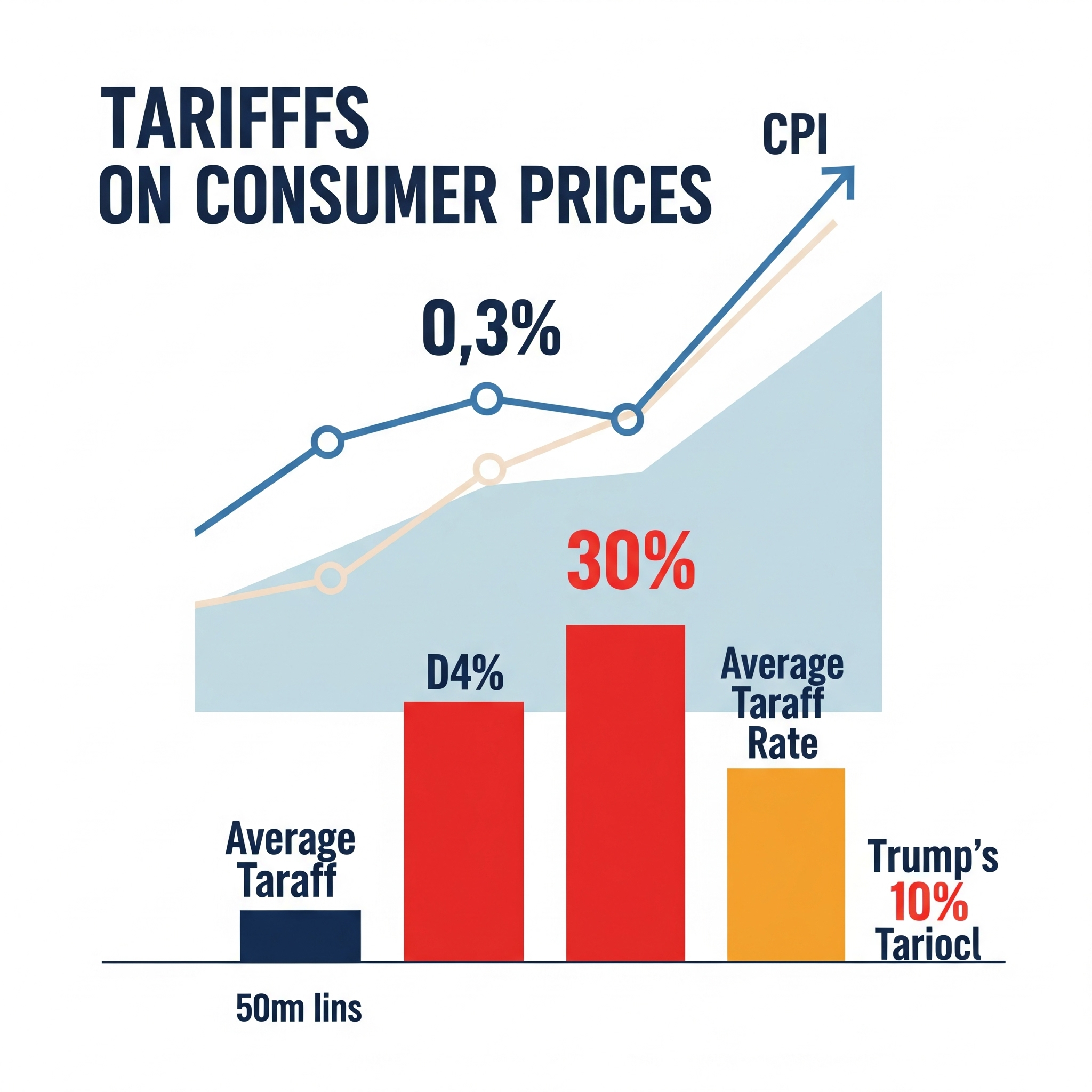 「平均関税率30％時代」突入──トランプ一律10％関税がCPIを＋0.3pt押し上げた理由