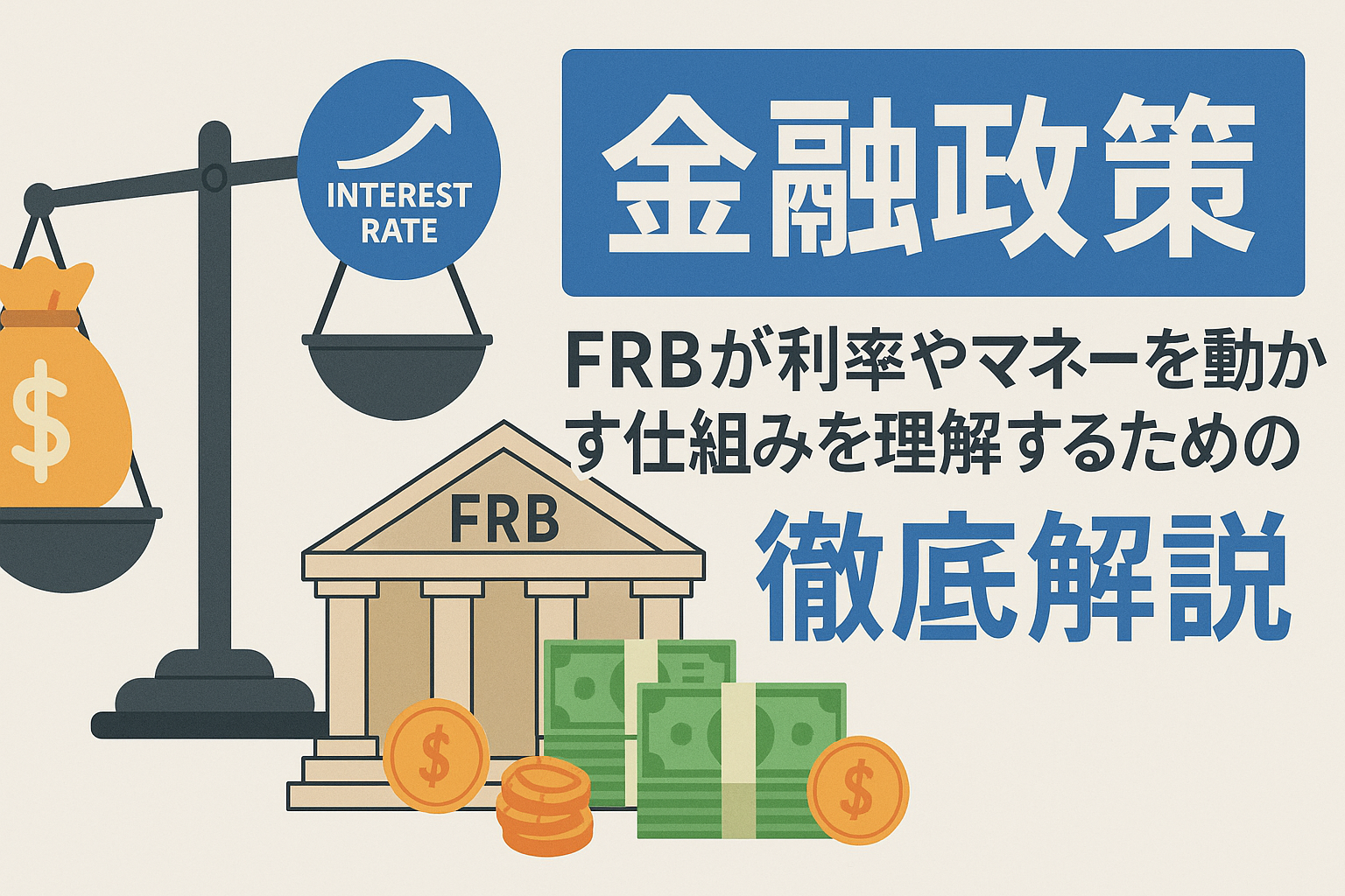 金融政策とは？FRBが利率やマネーを動かす仕組みを理解するための徹底解説