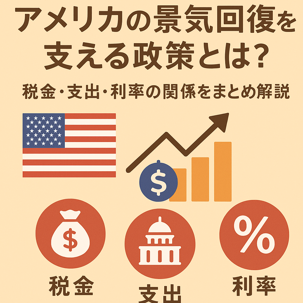 アメリカの景気回復を支える政策とは？税金・支出・利率の関係をまとめて解説