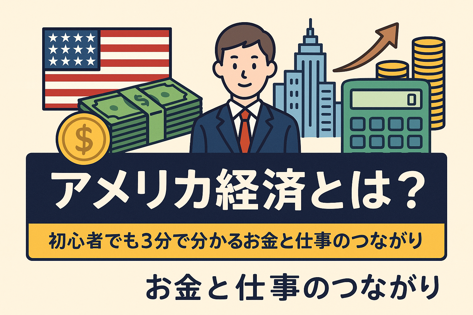 アメリカ経済とは？初心者でも3分で分かるお金と仕事のつながり