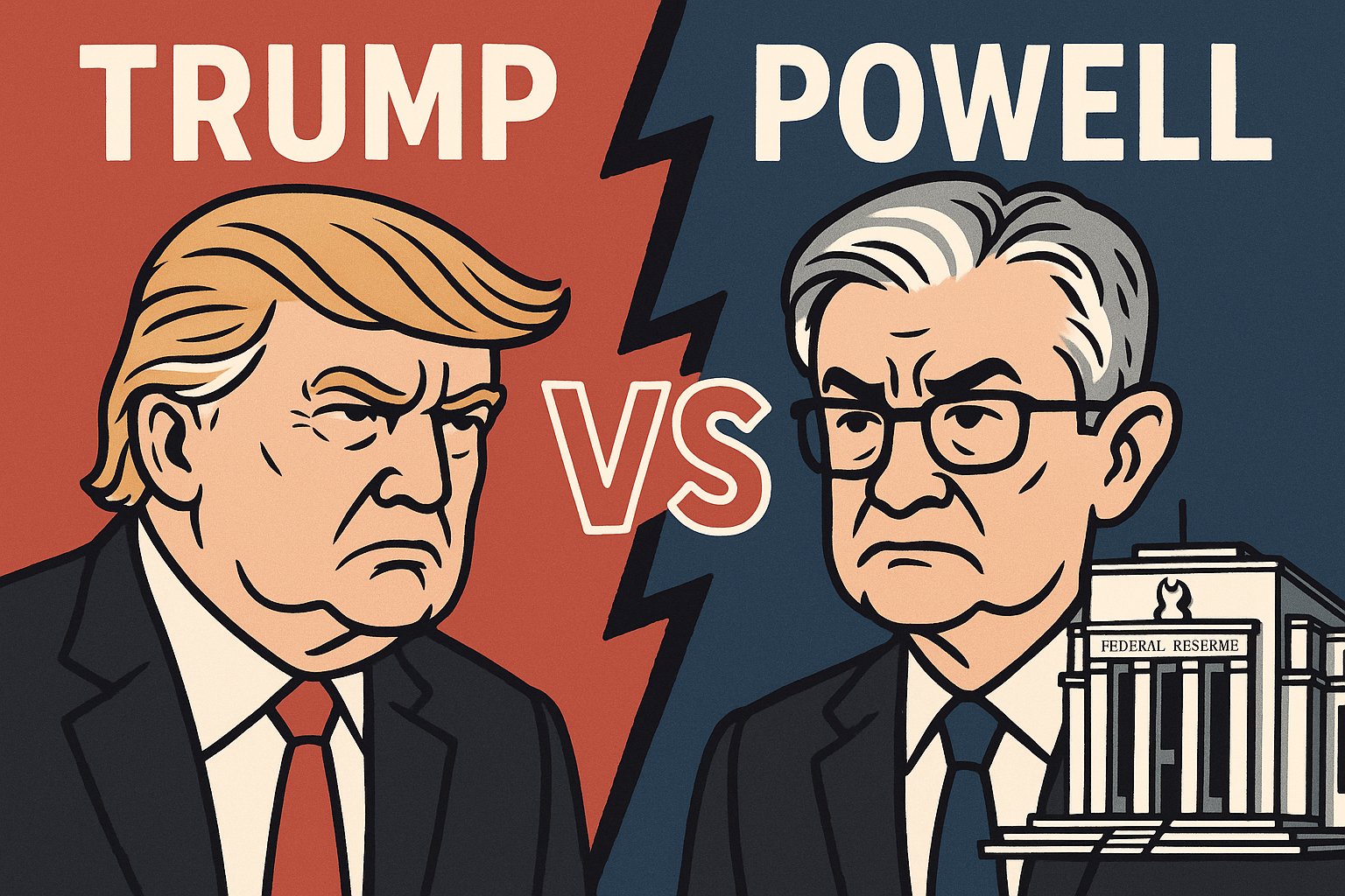 トランプ vs Powell と Fedガバナ・対立関係を直感的に整理