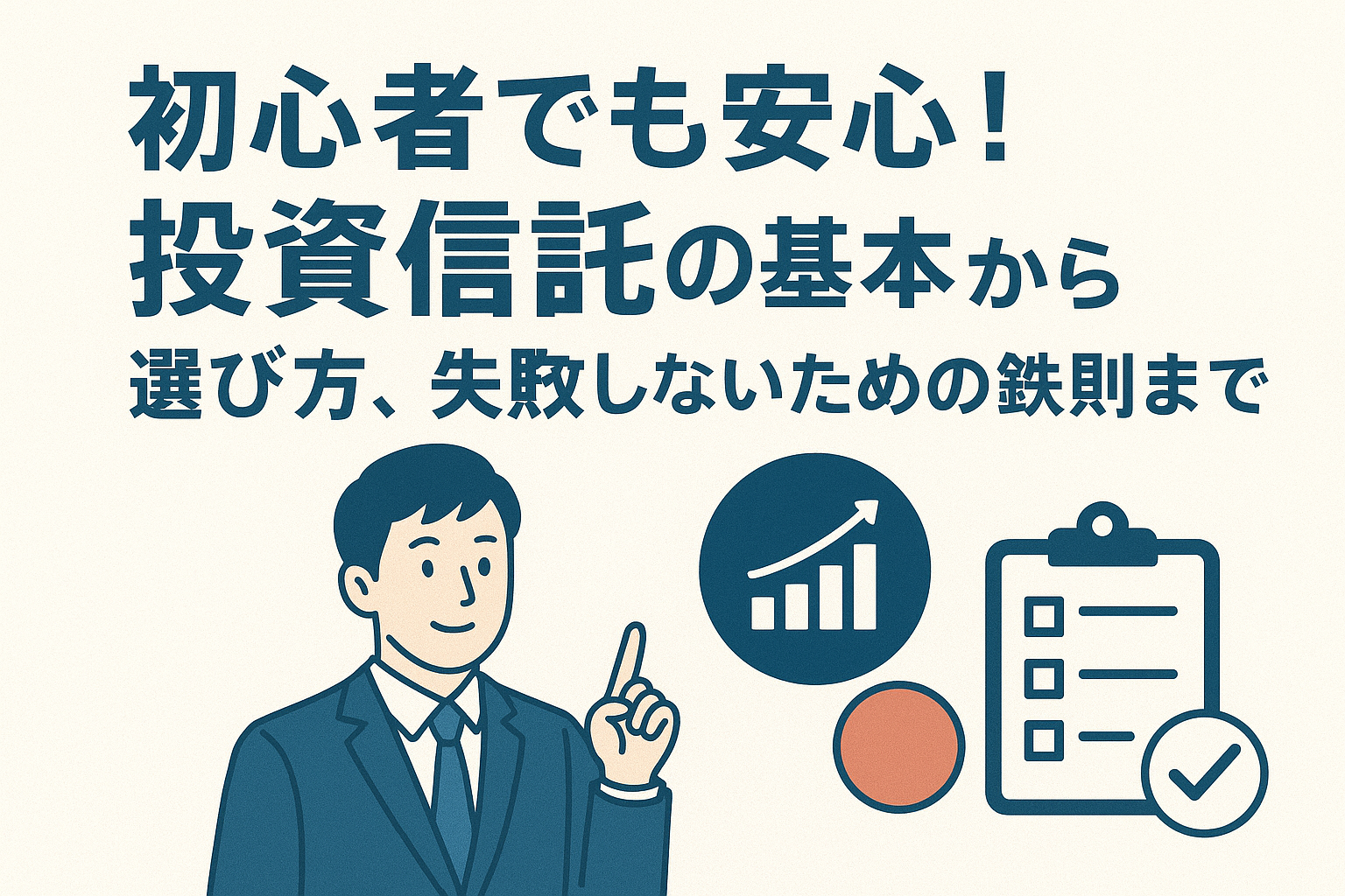 初心者でも安心！投資信託の基本から選び方、失敗しないための鉄則まで徹底解説