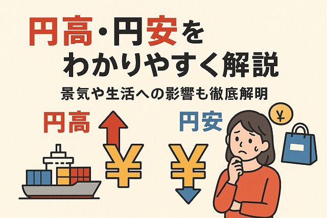 円高・円安をわかりやすく解説 景気や生活への影響も徹底解明