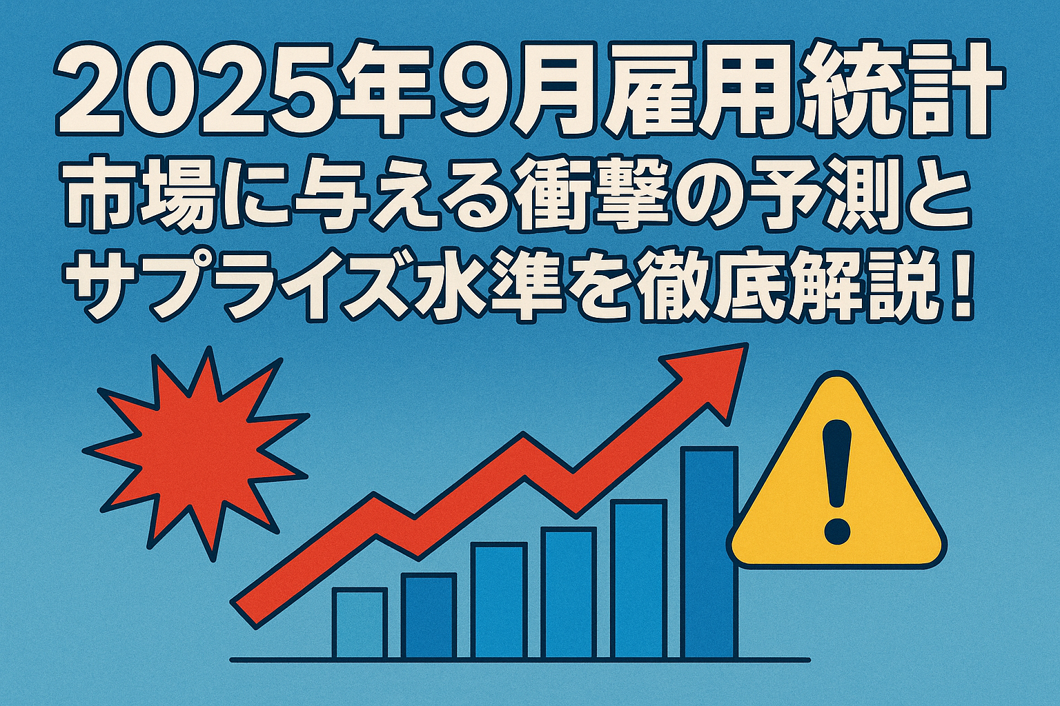 2025年9月雇用統計が市場に与える衝撃の予測とサプライズ水準を徹底解説！