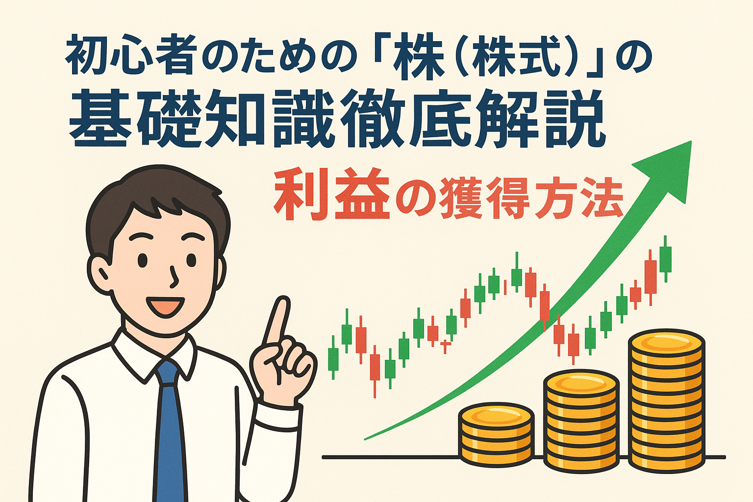 初心者のための「株（株式）」の基礎知識徹底解説 利益の獲得方法