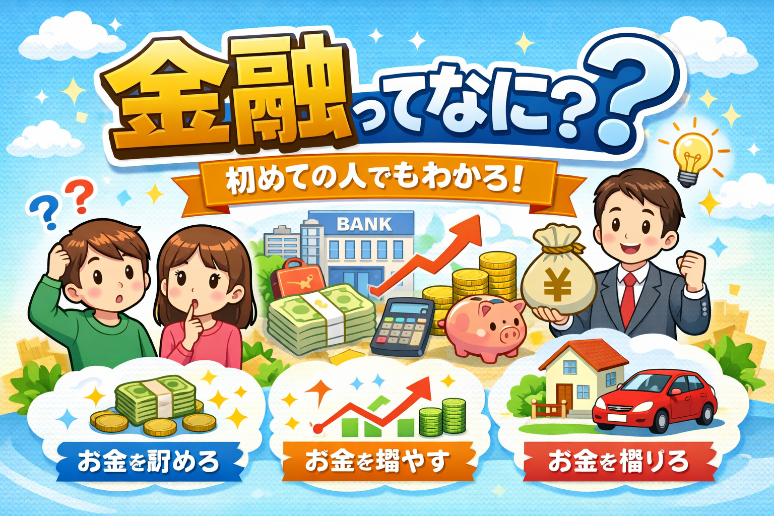 金融ってなに？という素朴な疑問を解決！