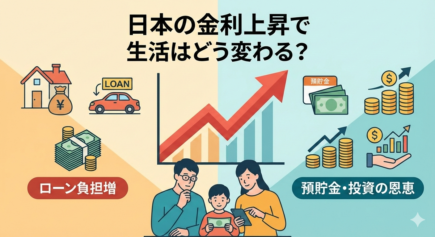 日本の金利が上がると私たちの生活はどう変わるのか？