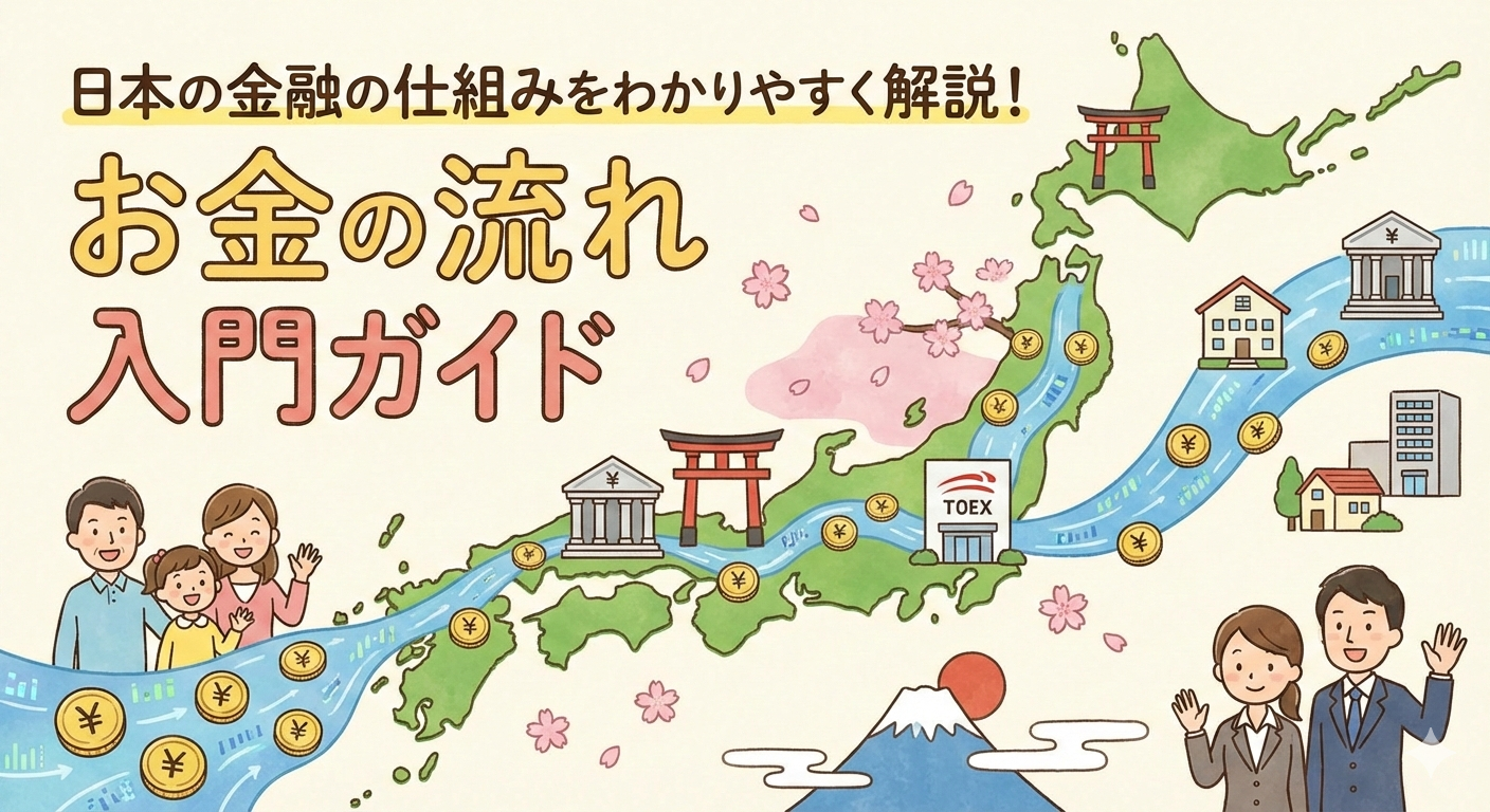 日本の金融の仕組みをわかりやすく解説！お金の流れ入門ガイド