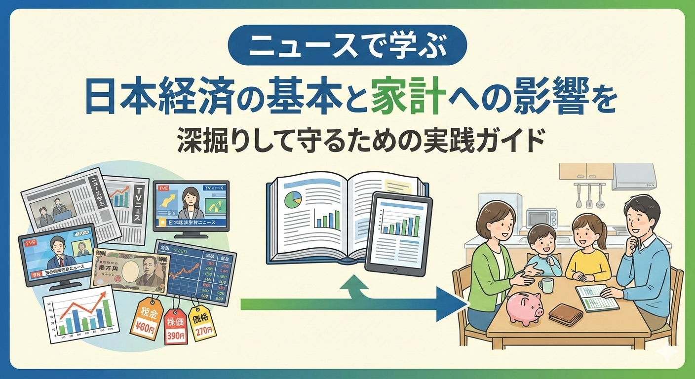 ニュースで学ぶ日本経済の基本と家計への影響を深掘りして守るための実践ガイド
