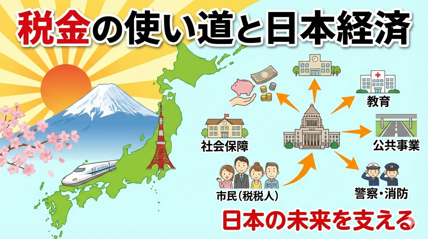 税金ってどう使われてるの？日本の経済を支える仕組み